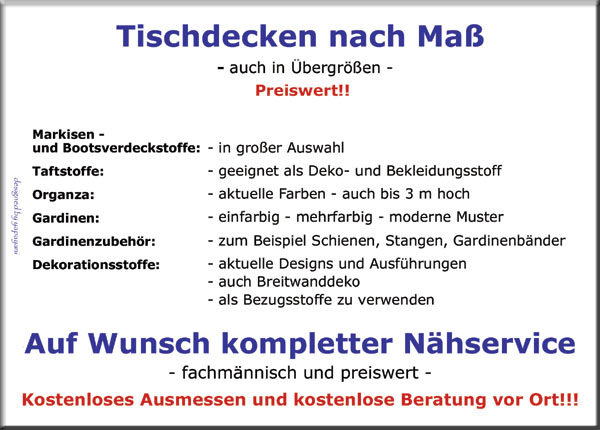 Stoff-Kilo-Markt Rückseite Flyer