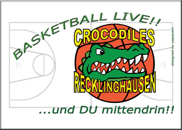 Flyervorderseite einer Jugendbasketballmannschaft